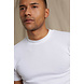 Mey T-shirt hoge boord Casual Cotton 49003 - wit Mey T-shirt hoge boord Casual Cotton 49003 - wit