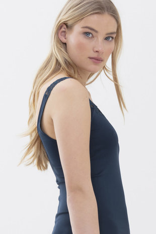 Mey Hemd met kant Emotion Elegance 55372 - ink blue Mey Hemd met kant Emotion Elegance 55372 - ink blue