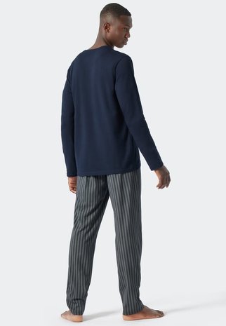 Schiesser Pyjama lange mouw 178106 Schiesser Pyjama lange mouw 178106