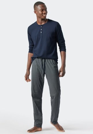 Schiesser Pyjama lange mouw 178106 Schiesser Pyjama lange mouw 178106