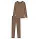 Schiesser Pyjama lange mouw 178050 - bruin Schiesser Pyjama lange mouw 178050 - bruin