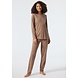 Schiesser Pyjama lange mouw 178050 - bruin Schiesser Pyjama lange mouw 178050 - bruin