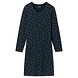 Schiesser Nachthemd lange mouw 178048 - donkerblauw Schiesser Nachthemd lange mouw 178048 - donkerblauw