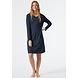 Schiesser Nachthemd lange mouw 178048 - donkerblauw Schiesser Nachthemd lange mouw 178048 - donkerblauw