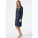 Schiesser Nachthemd lange mouw 178048 - donkerblauw Schiesser Nachthemd lange mouw 178048 - donkerblauw
