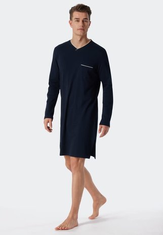 Schiesser Nachthemd lange mouw 179298 Schiesser Nachthemd lange mouw 179298