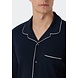Schiesser Doorknoop Pyjama lange mouw 179296 - donkerblauw Schiesser Doorknoop Pyjama lange mouw 179296 - donkerblauw