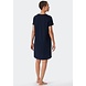 Schiesser Nachthemd korte mouw 179130 - donkerblauw Schiesser Nachthemd korte mouw 179130 - donkerblauw
