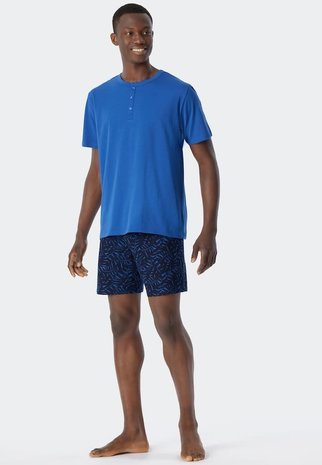 Schiesser Pyjama korte mouw 179106 Schiesser Pyjama korte mouw 179106