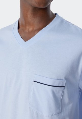 Schiesser Pyjama korte mouw 179109 Schiesser Pyjama korte mouw 179109