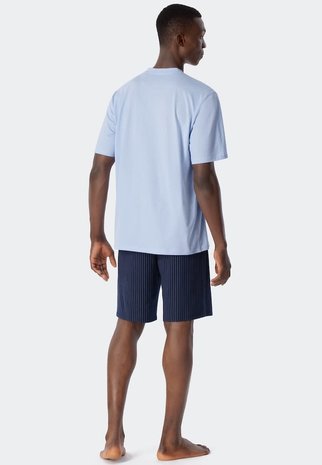 Schiesser Pyjama korte mouw 179109 Schiesser Pyjama korte mouw 179109