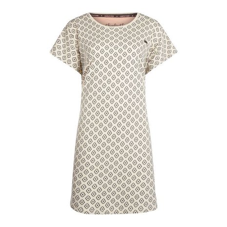 Charlie Choe Nachthemd korte mouw offwhite 47109 Charlie Choe Nachthemd korte mouw offwhite 47109