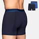 Bamigo Short Paul 2-Pack - blauw/navy Bamigo Short Paul 2-Pack - blauw/navy