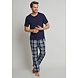 Schiesser Pyjamabroek Mix & Match 163842- donkerblauw geruit Schiesser Pyjamabroek Mix & Match 163842- donkerblauw geruit