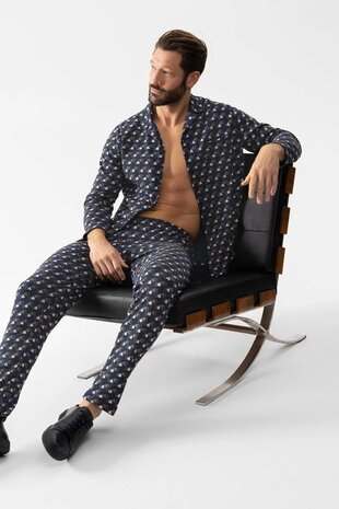 Mey Pyjama lange mouw Symbols 34063 Mey Pyjama lange mouw Symbols 34063