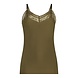 Ten Cate Spaghetti top met kant Secrets 32526 - olijf groen Ten Cate Spaghetti top met kant Secrets 32526 - olijf groen