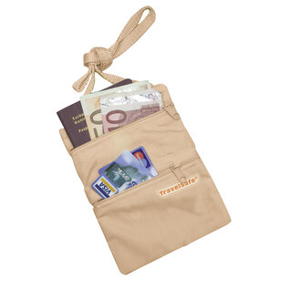 Travelsafe Travelsafe Halstasje Katoen - Beige