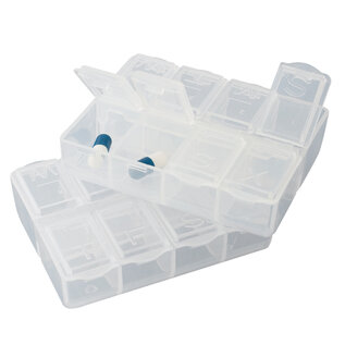 Travelsafe Travelsafe Pillendoosje - Dagindeling