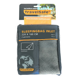 Travelsafe Travelsafe Slaapzak Lakenzak Katoen - 2 personen