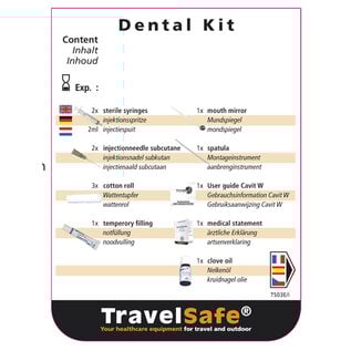 Travelsafe Travelsafe Dental Kit Sterile