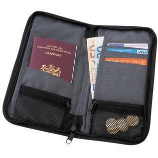 Travelsafe Travelsafe Documentenmap - Zwart