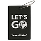 Travelsafe TravelSafe Rubber Bagagelabel - Zwart