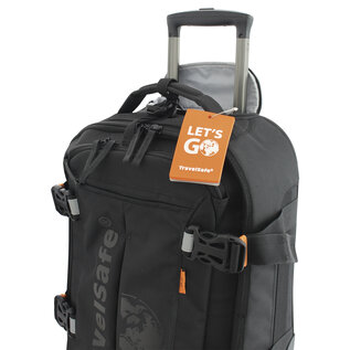 Travelsafe TravelSafe Rubber Bagagelabel - Zwart