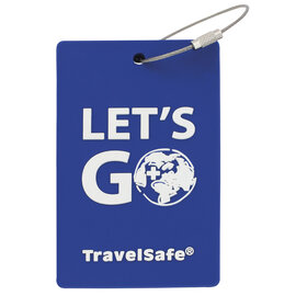 Travelsafe TravelSafe Rubber Bagagelabel - Blauw