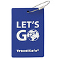 Travelsafe TravelSafe Rubber Bagagelabel - Blauw