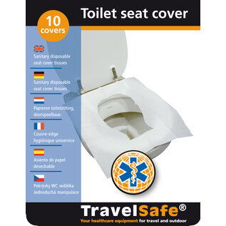 Travelsafe Travelsafe Toiletbril hoes - 10 stuks