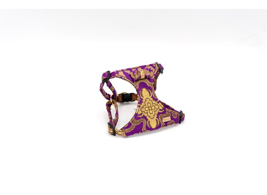 Satin Tibet Seduction Purple harness
