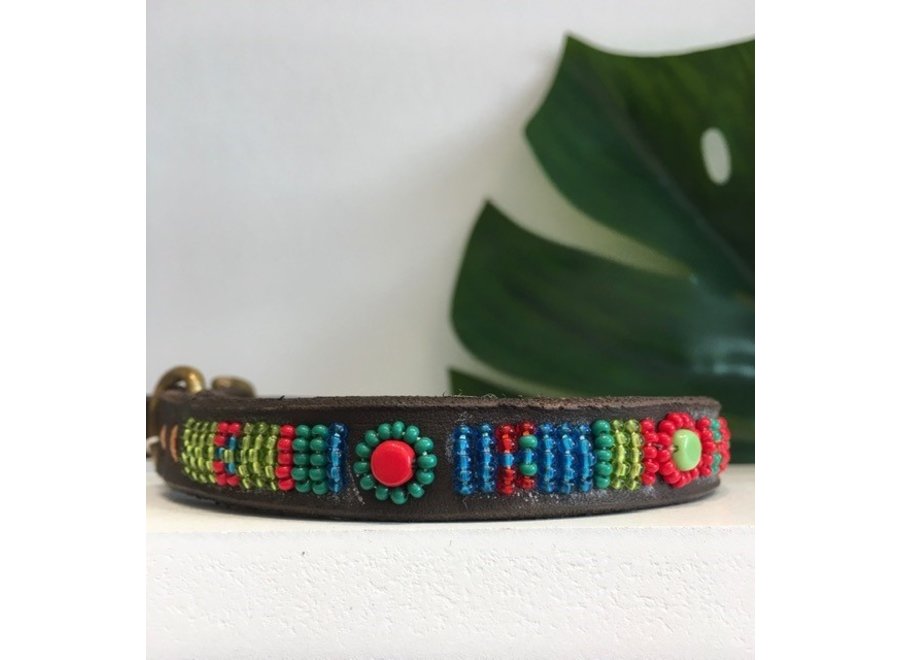 Beaded Dog collar Lewis