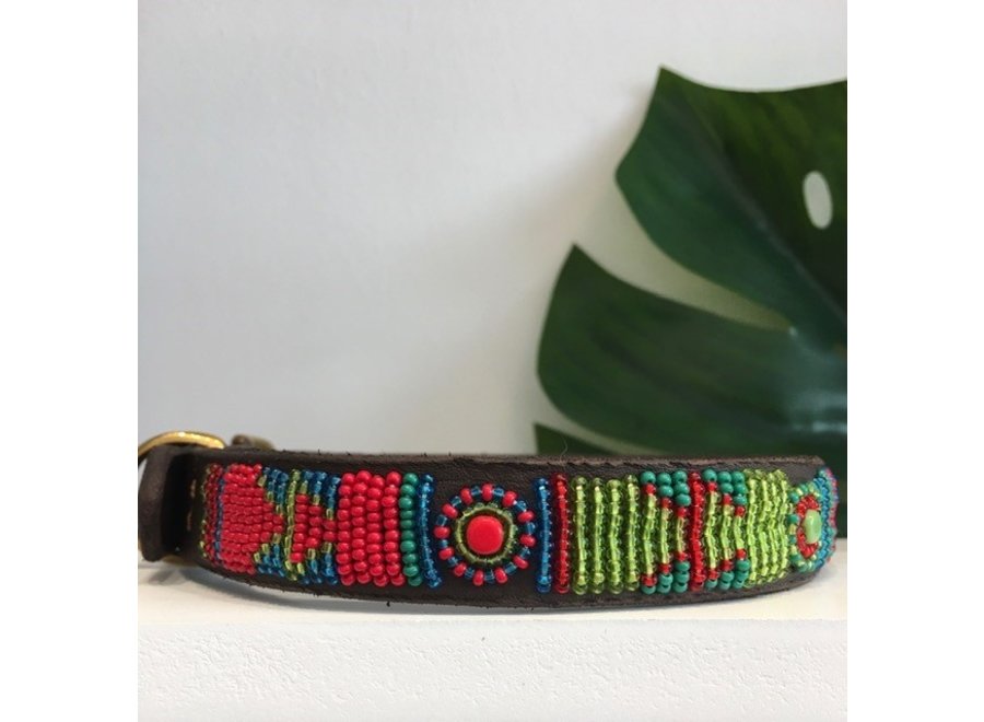 Beaded Dog collar Lewis