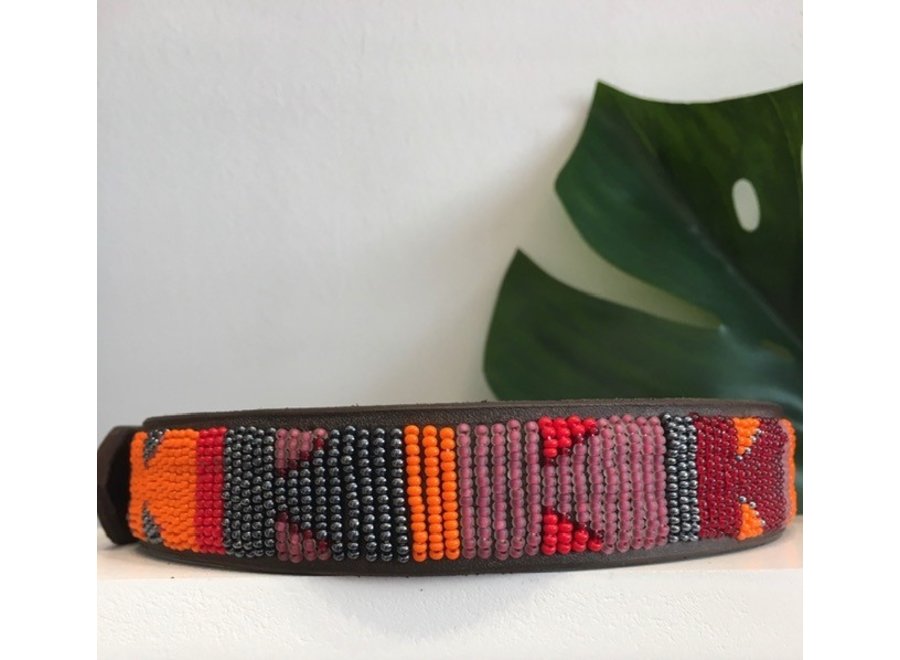 Beaded Dog collar Maya