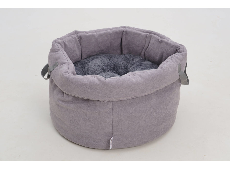 Dog/Cat Basket Shopper grey