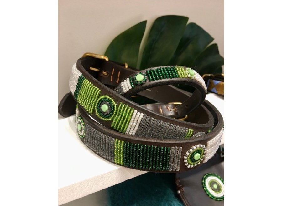 Beaded Dog collar Salto