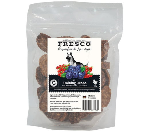 Fresco range of semi-moist snacks for dogs made with pure, top-quality German meat