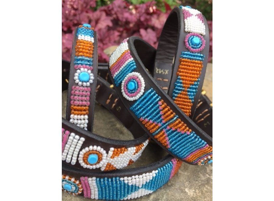 Beaded Dog collar Calli