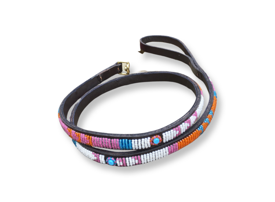 Beaded leash Calli S