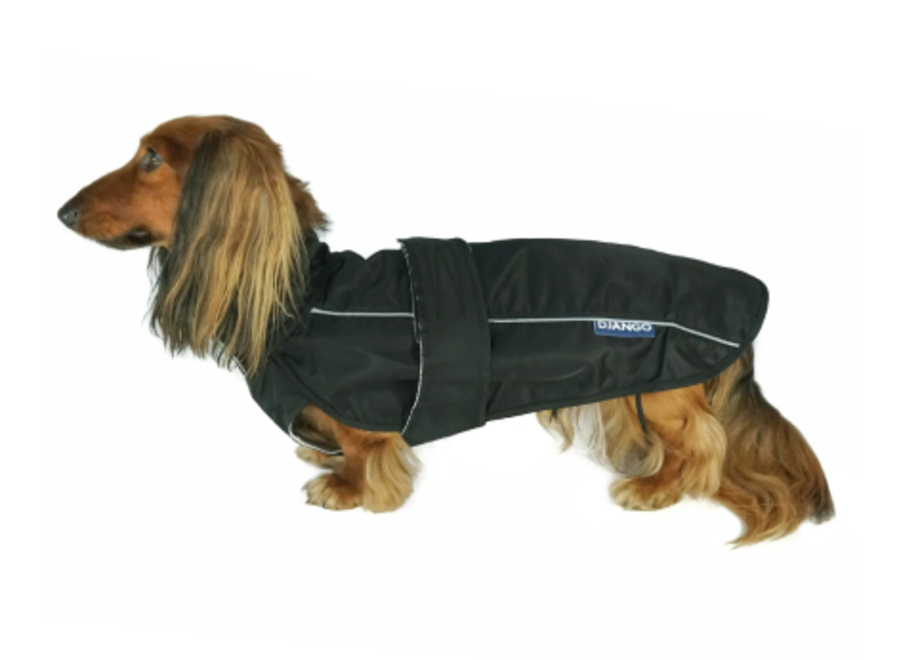 ALL-WEATHER DOG JACKET & RAINCOAT - BLACK