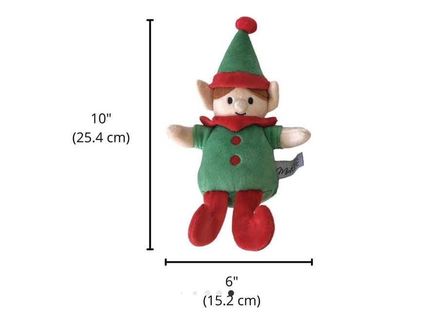 Christmas Elf Plush dog toy