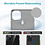 ESR Telefoonhoesje - Apple iPhone 11 Pro - Air Shield Boost - Donker Transparant & met standaard