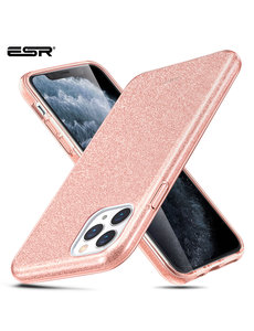  ESR - telefoonhoesje - Apple iPhone 11 Pro - Makeup Glitter - Donker roze