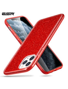  ESR - telefoonhoesje - Apple iPhone 11 Pro - Makeup Glitter - Rood