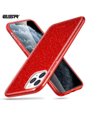  ESR - telefoonhoesje - Apple iPhone 11 Pro - Makeup Glitter - Rood