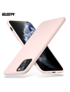  ESR - telefoonhoesje - Apple iPhone 11 Pro Max- Yippee siliconen – Roze