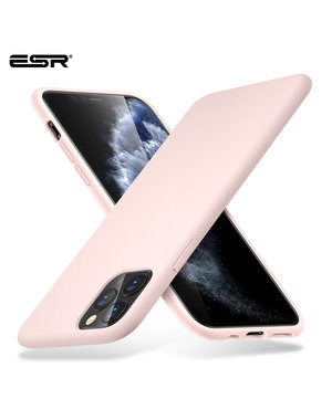  ESR - telefoonhoesje - Apple iPhone 11 Pro Max- Yippee siliconen – Roze