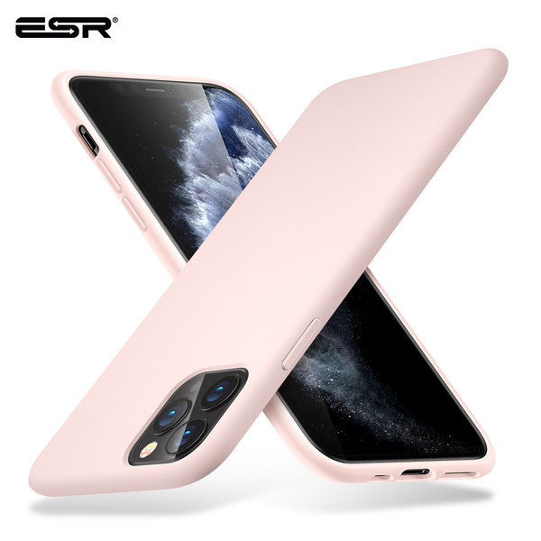 ESR - telefoonhoesje - Apple iPhone 11 Pro Max- Yippee siliconen – Roze
