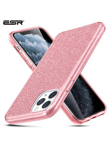  ESR - telefoonhoesje - Apple iPhone 11 Pro Max - Makeup Glitter - Licht roze