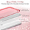 ESR - telefoonhoesje - Apple iPhone 11 Pro Max - Makeup Glitter - Licht roze